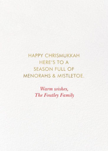Cardinal Duo Frame - Christmas Card by Rifle Paper Co. - Back
