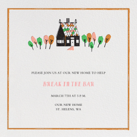 Over the River and Through the Woods - Housewarming Invitation by Mr. Boddington's Studio