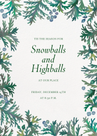 Junipero - Holiday Party Invitation by Happy Menocal