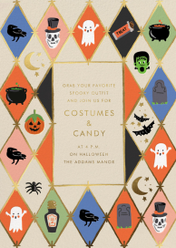 Halloween Argyle - Halloween Invitation by Rifle Paper Co.