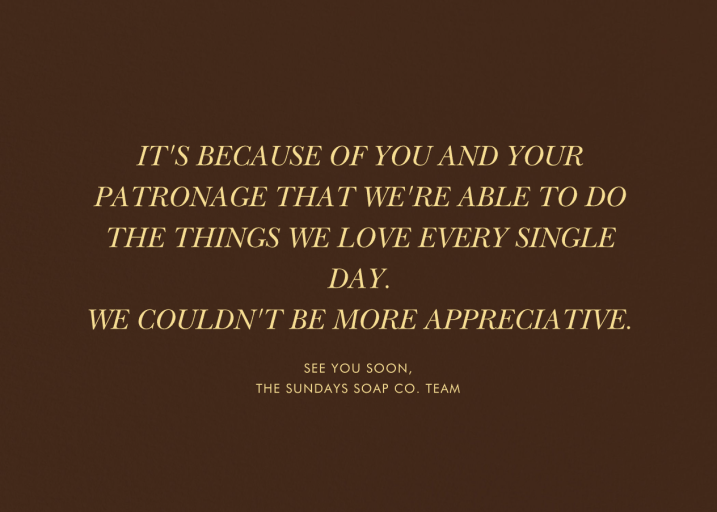 Thanksgiving Colette - Business Thanksgiving Card by Rifle Paper Co. - Back