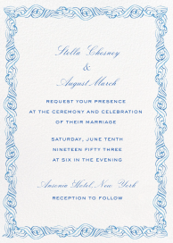 Ocean Border (Inslee Fariss) - Wedding Invitation by Dogwood Hill