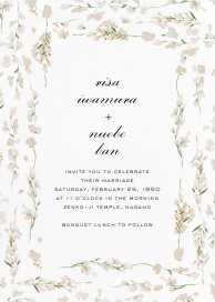 Splendid Floral - Wedding Invitation by Carolina Herrera