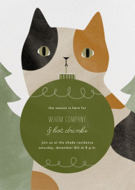 Calico Cat Ornament by Paperless Post