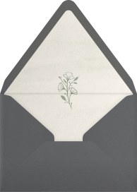 Botanical Pressed Wildflower - Paperless Post Envelope