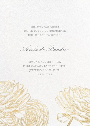 Ranunculus - Celebration Invitation by Paperless Post