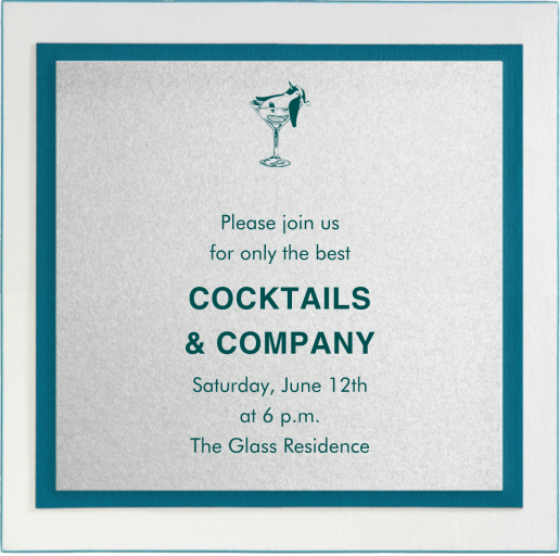 Silver Fjord by Paperless Post