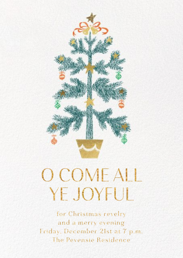 Bells and Ribbons - Christmas Card by Paperless Post