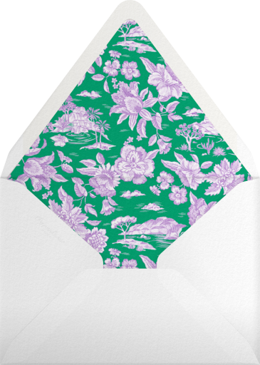 Toile Flowers - Liberty Envelope