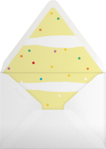 Cupcake First Birthday - Paper Source Envelope