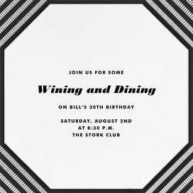 Claridge - Birthday Invitation by Paperless Post