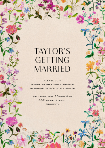 Linen Garden - Invitation by Liberty