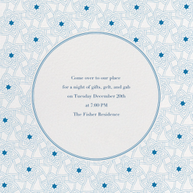 Star Of David Pattern by Paperless Post