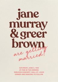 Noted - Wedding Invitation by Paperless Post