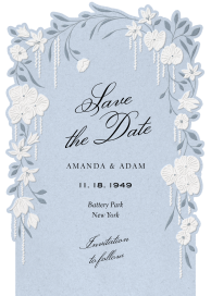 Enchanted Garden Frame - Save the Date by Paperless Post