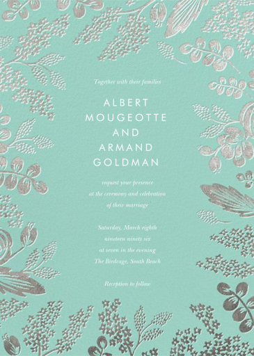 Heather and Lace - Wedding Invitation by Rifle Paper Co.