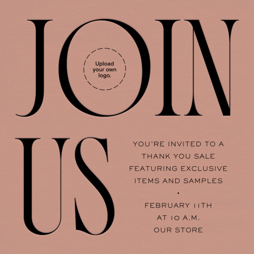 Central Idea - Shopping Event Invitation by Paperless Post