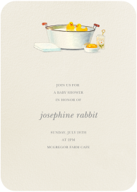 Tin Tub - Baby Shower Invitation by Felix Doolittle