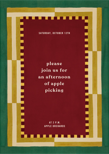 Milla - Fall Party Invitation by Lisa Corti