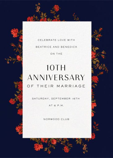 Elizabeth Moonlight - Celebration Invitation by Liberty