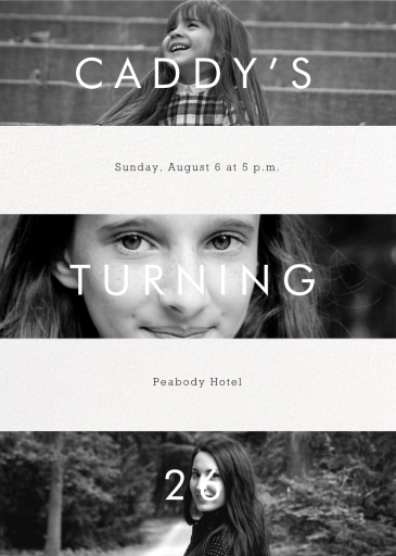 Three Photo Bands by Paperless Post