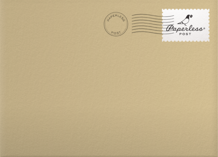 Dickens - Paperless Post Envelope
