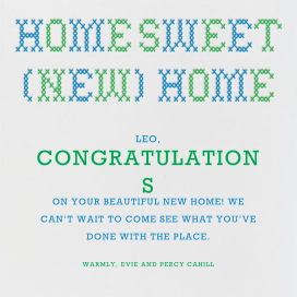 Home Sweet New Home by Paperless Post