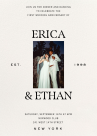 Ever After Photo - Anniversary Invitation by Paperless Post
