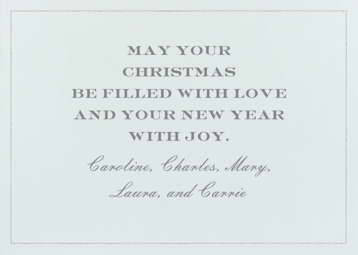 Peace on Earth - Greeting Card by Paperless Post - Back