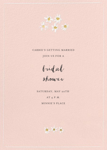 Better Daisies - Bridal Shower Invitation by Mr. Boddington's Studio