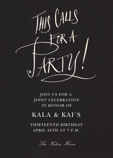 Momentous Occasion - Birthday Invitation by Stephanie Fishwick