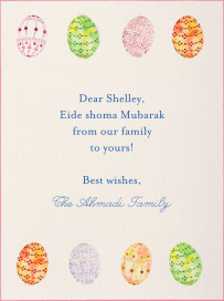 Watercolor Eggs by Paperless Post