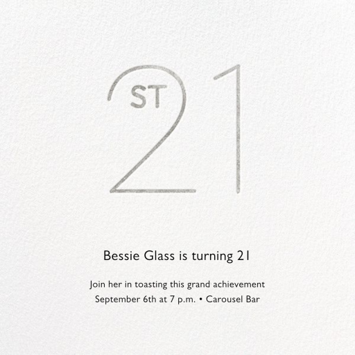 Decade - Birthday Invitation by Paperless Post