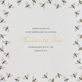 Bumble Bees - Baby Shower Invitation by Paperless Post
