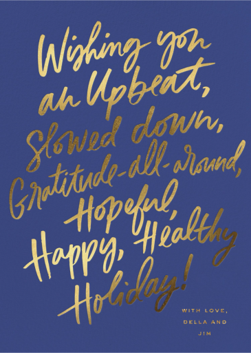 Wishing You a Happy Holiday - Holiday Card by Cheree Berry Paper & Design