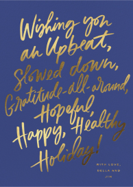 Wishing You a Happy Holiday - Christmas Card by Cheree Berry Paper & Design