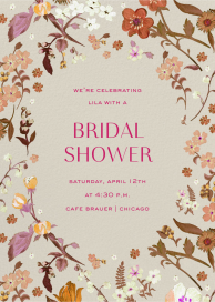 Botanical Garden - Bridal Shower Invitation by Liberty
