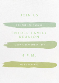 Gradient Brush Strokes - Celebration Invitation by Paperless Post