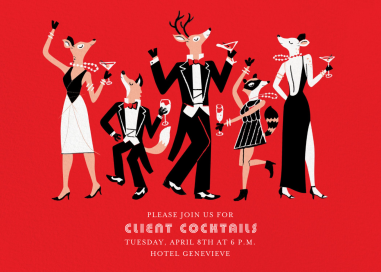 Forest Fete - Cocktail Party Invitation by Paperless Post