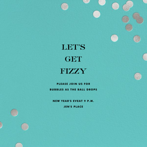 Confetti (Square) - New Year's Eve Invitation by kate spade new york