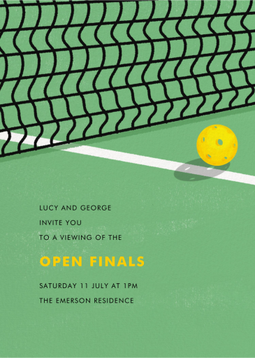 Holding Court - Sports Invitation by Paperless Post