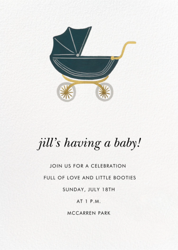 Pram Baby Shower - Celebration Invitation by Rifle Paper Co.