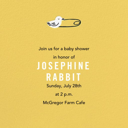 Duck Pin - Baby Shower Invitation by Paper Source