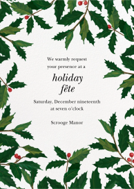 English Holly (Border) by Paperless Post