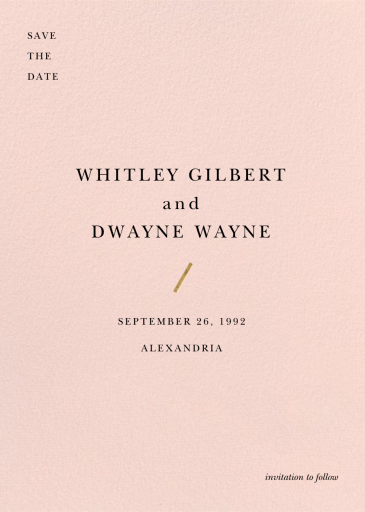 Masterstroke - Save the Date by Paperless Post