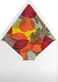 Leaf Pile - Paperless Post Envelope