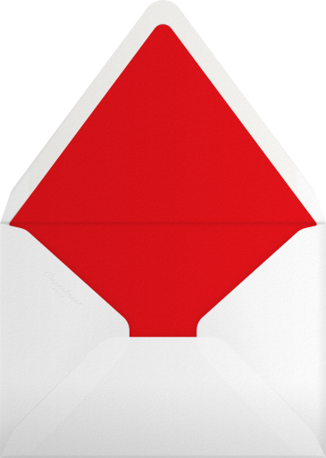 Photo Newspaper Holiday Card Envelope