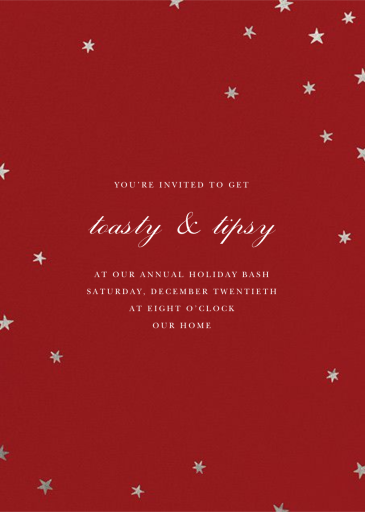 Nightly (Tall) - Holiday Party Invitation by Paperless Post