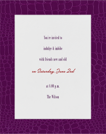 Croc Border by Paperless Post