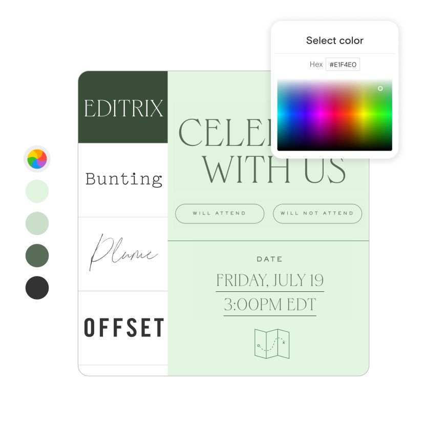 A collage of cards with a series of themes displayed